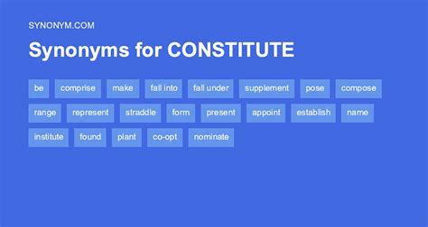 Find 48 different ways to say CONSTITUENT, along with antonyms, related words, and example sentences at Thesaurus. . Constitue synonym